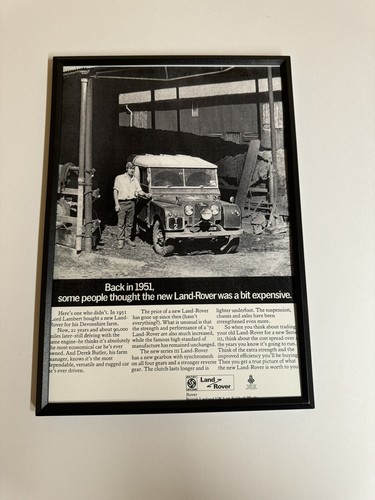 Framed print vintage land - vintage,
