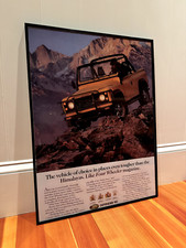 Large 18x24 Vintage Land Rover