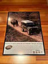 Large 18x24 Vintage Land Rover