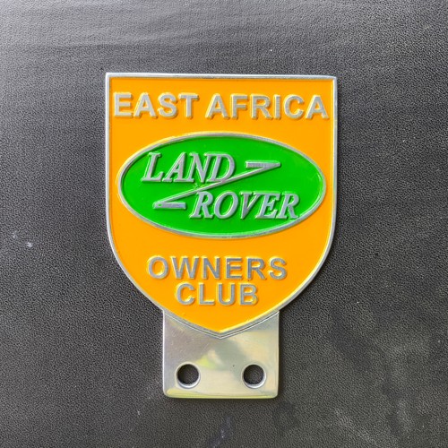 Vintage land rover car badge - vintage,