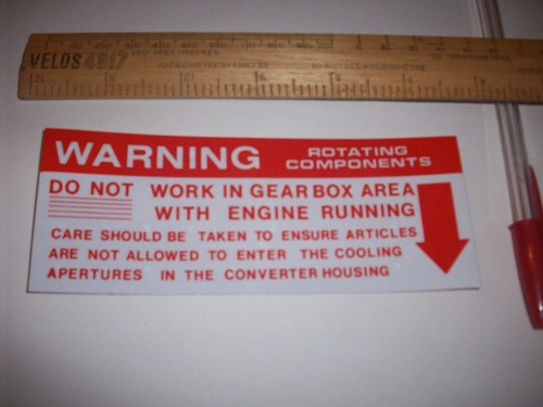 Warning rotating comp - rotating, comp..vintage
