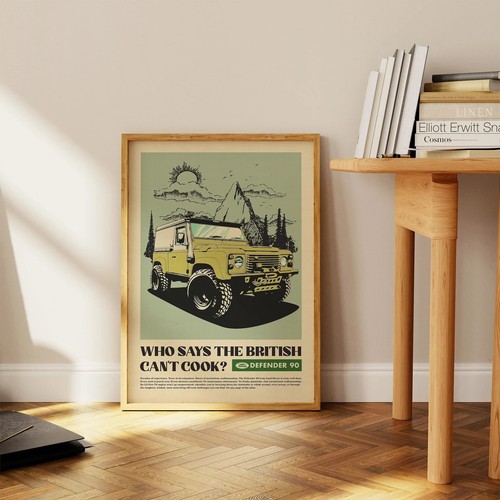 Vintage land rover defender - vintage,